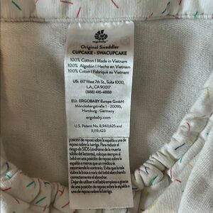 Ergobaby Cupcake Swaddler with Colorful Accents